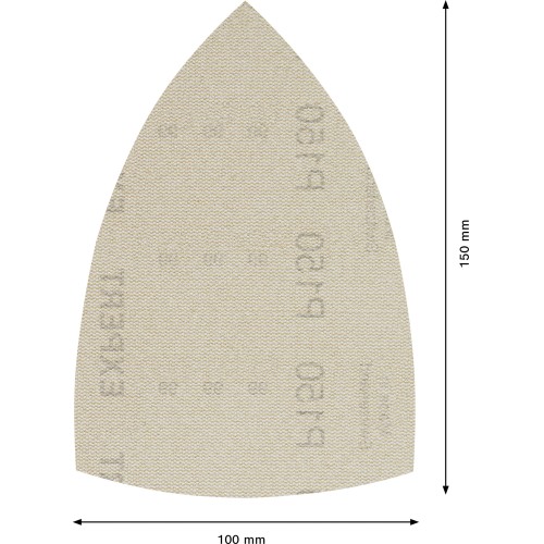 Malla de lija EXPERT M480 para multilijadoras de 100 x 150 mm, G 150, 10 unidades