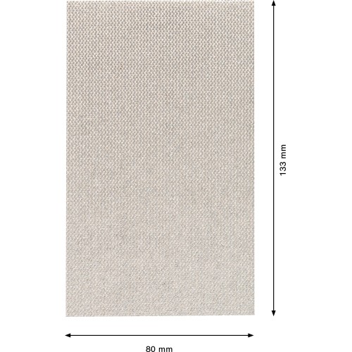 Malla de lija EXPERT M480 para lijadoras orbitales de 80 x 133 mm, G 80, 10 unidades