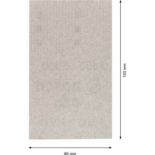 Malla de lija EXPERT M480 para lijadoras orbitales de 80 x 133 mm, G 100, 10 unidades