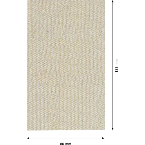Malla de lija EXPERT M480 para lijadoras orbitales de 80 x 133 mm, G 150, 10 unidades