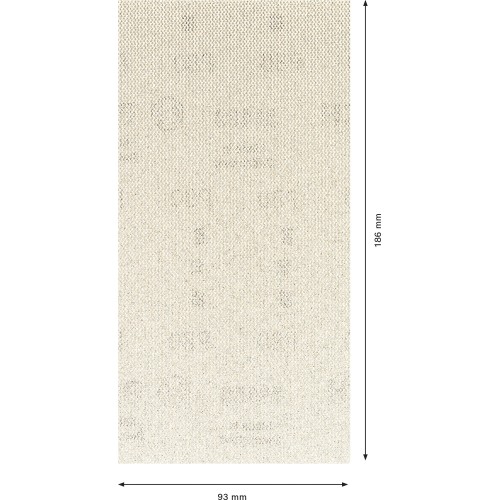 Malla de lija EXPERT M480 para lijadoras orbitales de 93 x 186 mm, G 80, 10 unidades
