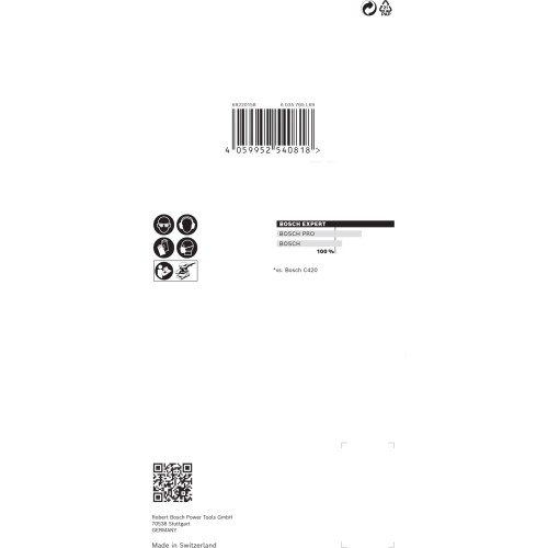 Malla de lija EXPERT M480 para lijadoras orbitales de 93 x 186 mm, G 80, 10 unidades