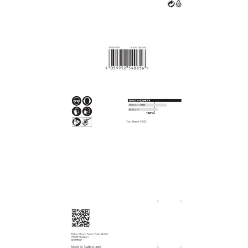 Malla de lija EXPERT M480 para lijadoras orbitales de 93 x 186 mm, G 180, 10 unidades
