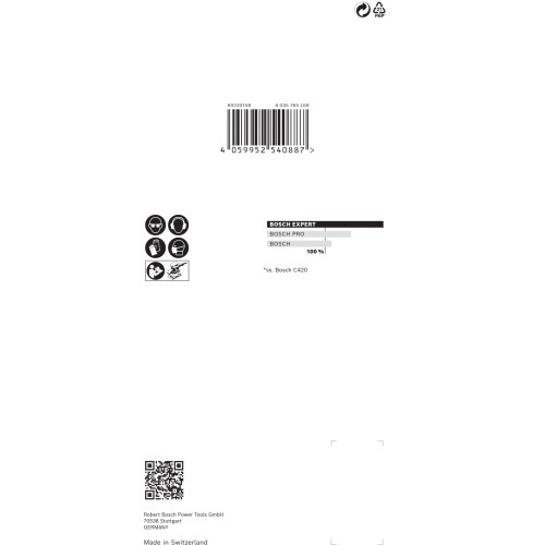 Malla de lija EXPERT M480 para lijadoras orbitales de 93 x 186 mm, G 320, 10 unidades