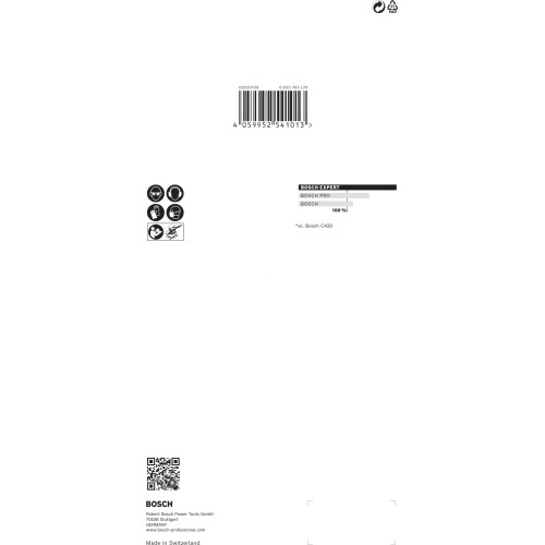 Malla de lija EXPERT M480 para lijadoras orbitales de 115 x 230 mm, G 120, 10 unidades