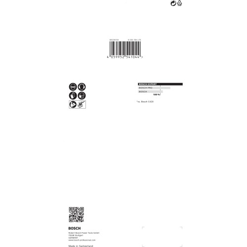 Malla de lija EXPERT M480 para lijadoras orbitales de 115 x 230 mm, G 220, 10 unidades