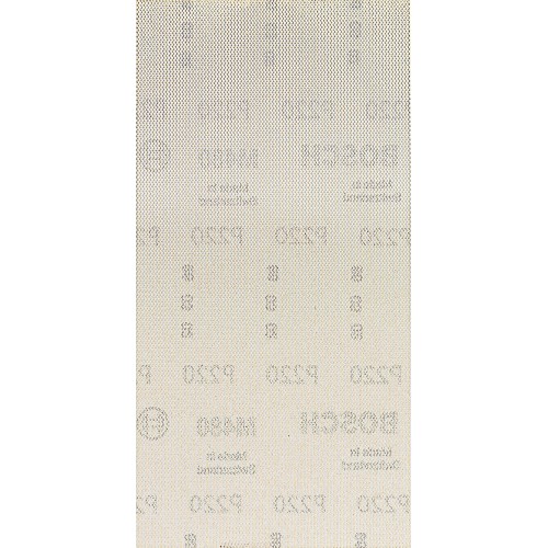 Malla de lija EXPERT M480 para lijadoras orbitales de 115 x 230 mm, G 220, 10 unidades