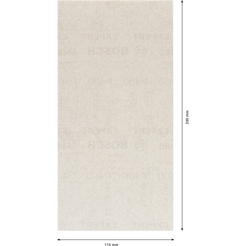 Malla de lija EXPERT M480 para lijadoras orbitales de 115 x 230 mm, G 100, 50 unidades