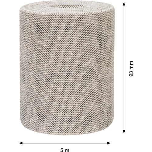 Rollo de malla de lija EXPERT M480 de 93 mm, 5 m, G 80
