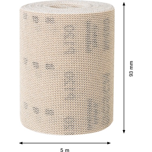 Rollo de malla de lija EXPERT M480 de 93 mm, 5 m, G 120