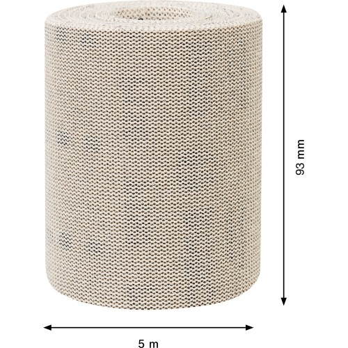 Rollo de malla de lija EXPERT M480 de 93 mm, 5 m, G 150
