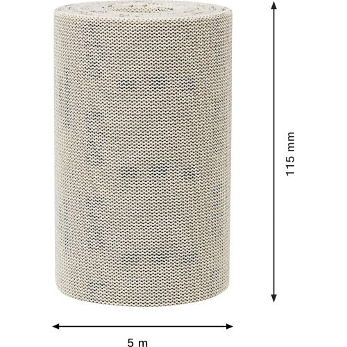 Rollo de malla de lija EXPERT M480 de 115 mm, 5 m, G 150