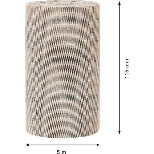 Rollo de malla de lija EXPERT M480 de 115 mm, 5 m, G 320