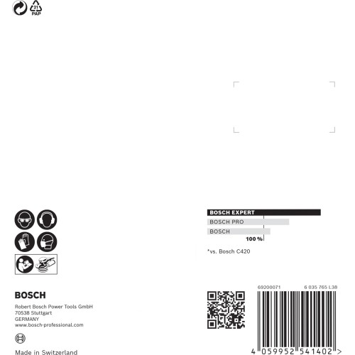 Set de papel de lija EXPERT C470 para lijadoras excéntricas de 115 mm, 8 orificios, G 60/120/240 6 unidades