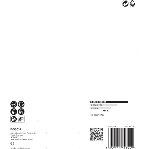 Papel de lija EXPERT C470 con 6 orificios para lijadoras excéntricas de 150 mm, G 100, 5 unidades