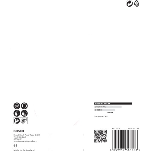 Papel de lija EXPERT C470 con 6 orificios para lijadoras excéntricas de 150 mm, G 180, 5 unidades