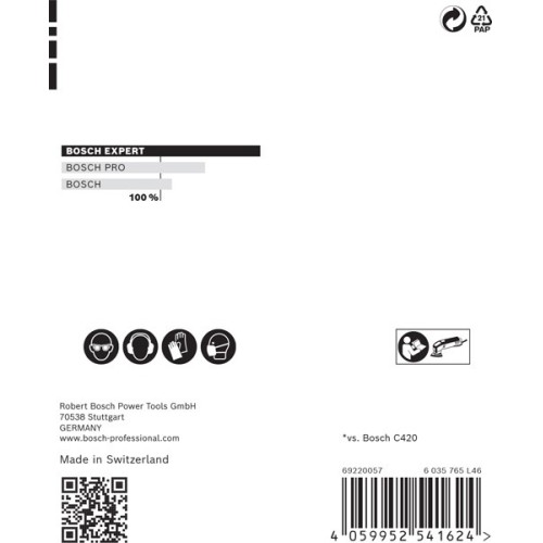 Papel de lija EXPERT C470 para lijadoras delta de 93 mm, G 60, 5 unidades