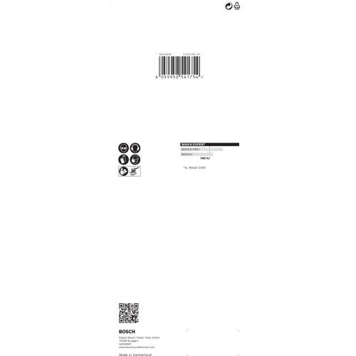 Papel de lija EXPERT C470 con 8 orificios para lijadoras orbitales 93 x 230 mm, G 180 10 unidades