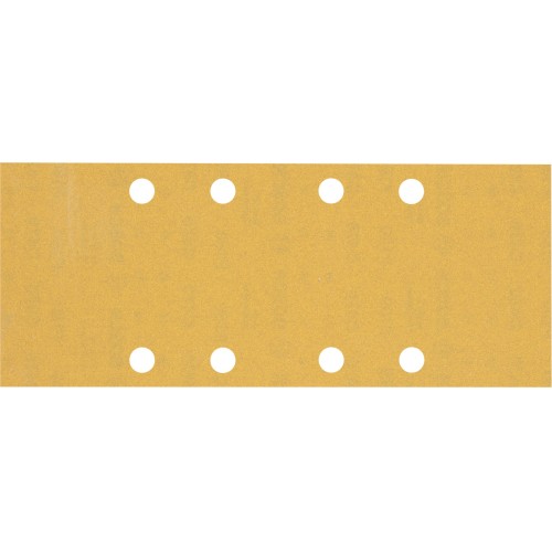Papel de lija EXPERT C470 con 8 orificios para lijadoras orbitales 93 x 230 mm, G 180 10 unidades