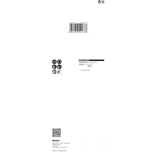 Papel de lija EXPERT C470 con 8 orificios para lijadoras orbitales 93 x 230 mm, G 400 10 unidades