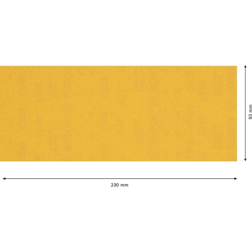 Papel de lija EXPERT C470 sin orificios para lijadoras orbitales de 93 x 230 mm, G 240, 10 unidades