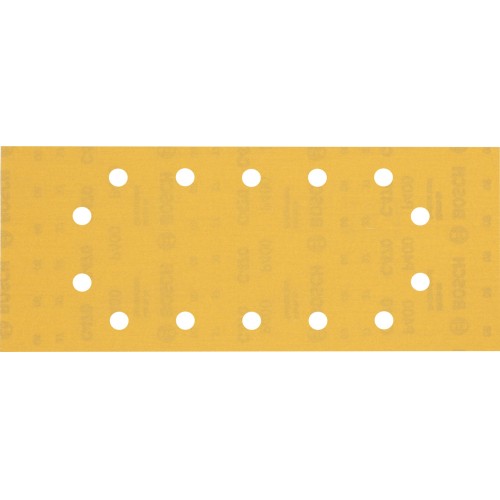 Papel de lija EXPERT C470 con 14 orificios para lijadoras orbitales 115 x 280 mm, G 400 10 unidades