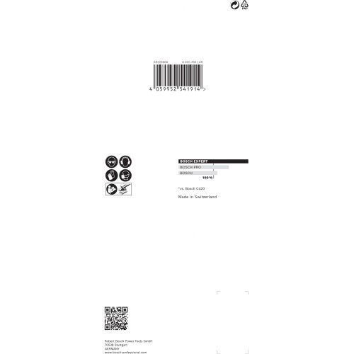 Papel de lija EXPERT C470 con 8 orificios para lijadoras orbitales 93 x 186 mm, G 40 10 unidades