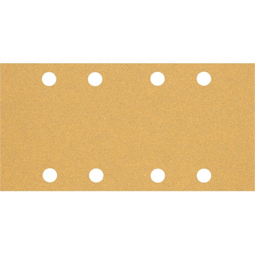 Papel de lija EXPERT C470 con 8 orificios para lijadoras orbitales 93 x 186 mm, G 60 10 unidades