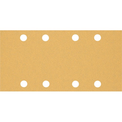 Papel de lija EXPERT C470 con 8 orificios para lijadoras orbitales 93 x 186 mm, G 80 10 unidades