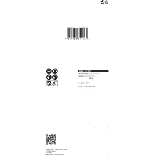 Papel de lija EXPERT C470 con 8 orificios para lijadoras orbitales 93 x 186 mm, G 240 10 unidades