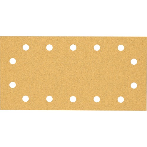 Papel de lija EXPERT C470 con 14 orificios para lijadoras orbitales 115 x 230 mm, G 80 10 unidades