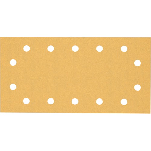 Papel de lija EXPERT C470 con 14 orificios para lijadoras orbitales 115 x 230 mm, G 120 10 unidades