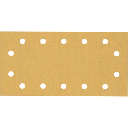 Papel de lija EXPERT C470 con 14 orificios para lijadoras orbitales 115 x 230 mm, G 180 10 unidades