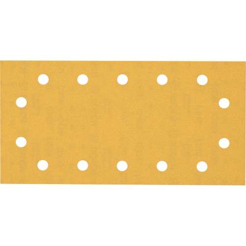 Papel de lija EXPERT C470 con 14 orificios para lijadoras orbitales 115 x 230 mm, G 240 10 unidades