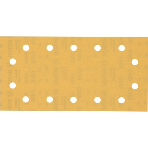 Papel de lija EXPERT C470 con 14 orificios para lijadoras orbitales 115 x 230 mm, G 400 10 unidades