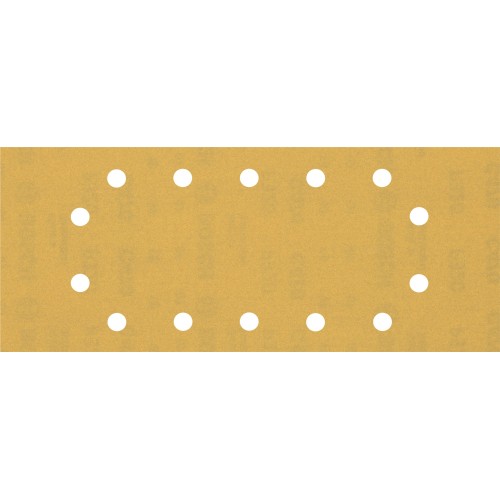 Papel de lija EXPERT C470 con 14 orificios para lijadoras orbitales 115 x 280 mm, G 320 10 unidades