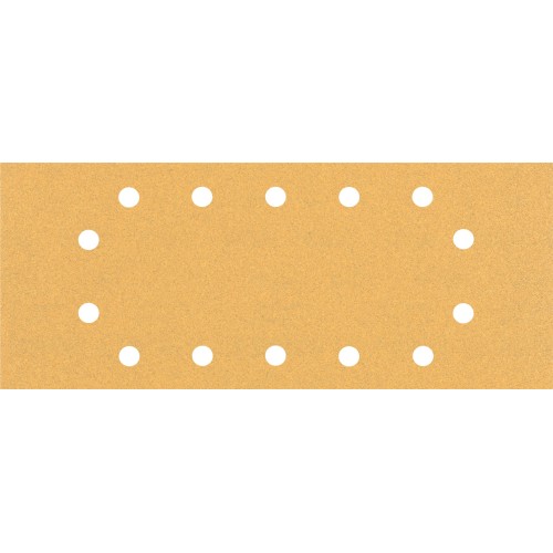Papel de lija EXPERT C470 con 14 orificios para lijadoras orbitales 115 x 280 mm, G 100 10 unidades