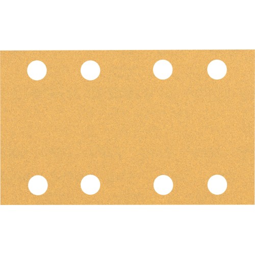 Papel de lija EXPERT C470 con 8 orificios para lijadoras orbitales 80 x 133 mm, G 100 10 unidades