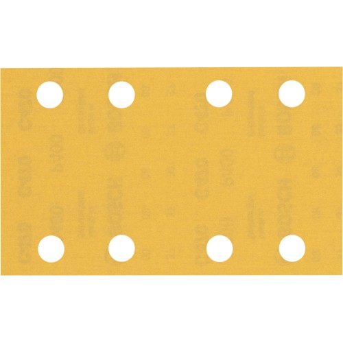 Papel de lija EXPERT C470 con 8 orificios para lijadoras orbitales 80 x 133 mm, G 400 10 unidades