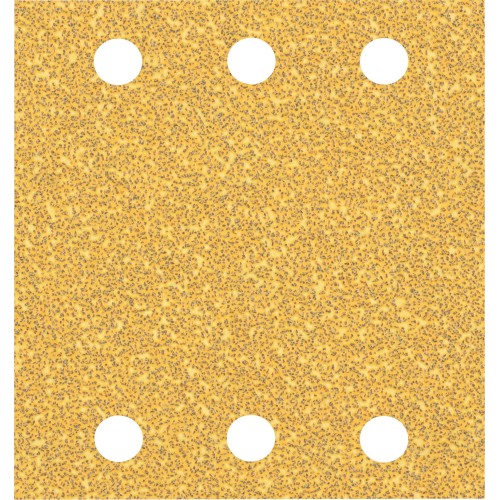 Papel de lija EXPERT C470 con 6 orificios para lijadoras orbitales 115 x 107 mm, G 40 10 unidades
