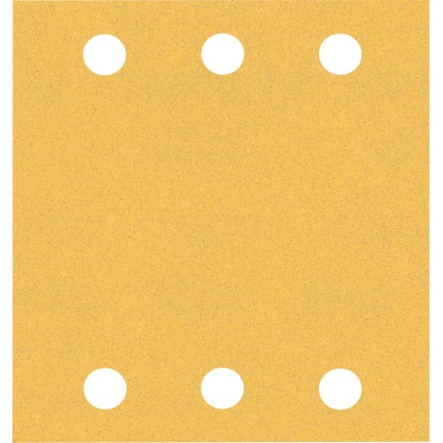 Papel de lija EXPERT C470 con 6 orificios para lijadoras orbitales 115 x 107 mm, G 120 10 unidades