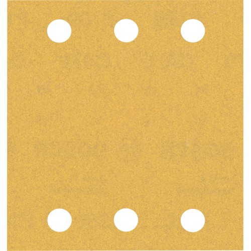 Papel de lija EXPERT C470 con 6 orificios para lijadoras orbitales 115 x 107 mm, G 180 10 unidades