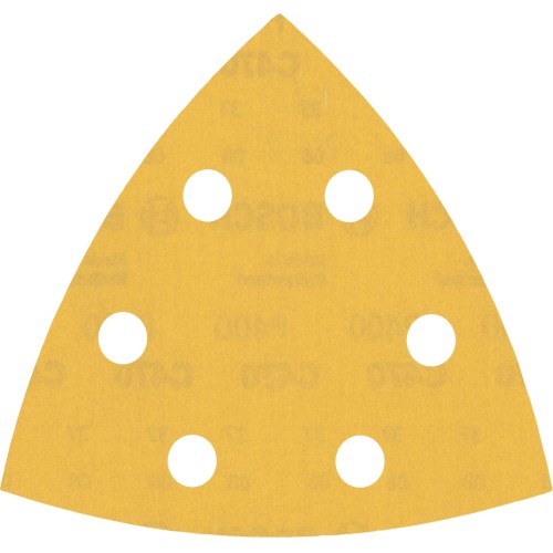 Papel de lija EXPERT C470 para lijadoras delta de 93 mm, G 400, 50 unidades