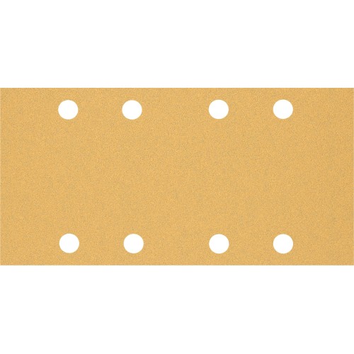 Papel de lija EXPERT C470 con 8 orificios para lijadoras orbitales 93 x 186 mm, G 80 50 unidades