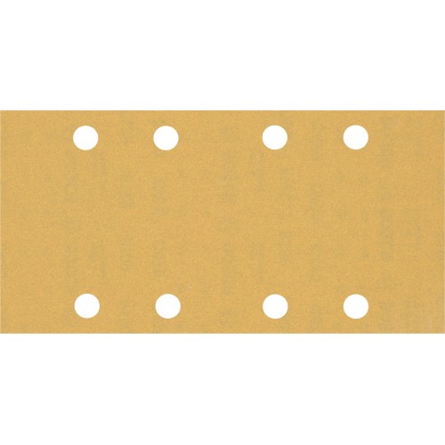 Papel de lija EXPERT C470 con 8 orificios para lijadoras orbitales 93 x 186 mm, G 120 50 unidades