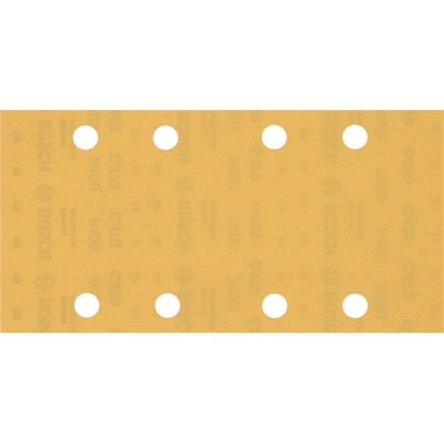 Papel de lija EXPERT C470 con 8 orificios para lijadoras orbitales 93 x 186 mm, G 400 50 unidades