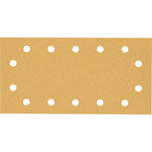Papel de lija EXPERT C470 con 14 orificios para lijadoras orbitales 115 x 230 mm, G 60 50 unidades