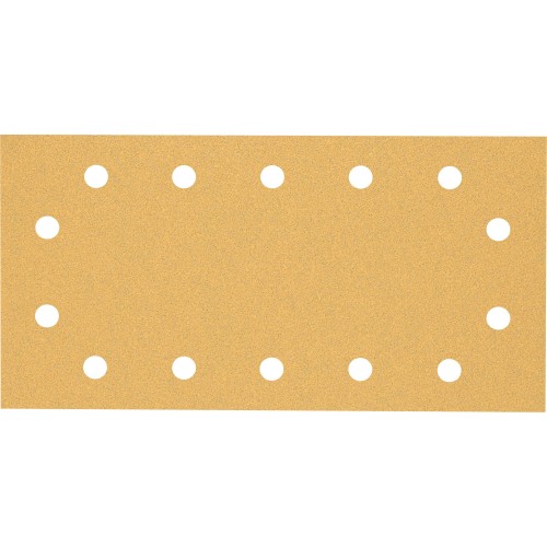 Papel de lija EXPERT C470 con 14 orificios para lijadoras orbitales 115 x 230 mm, G 80 50 unidades