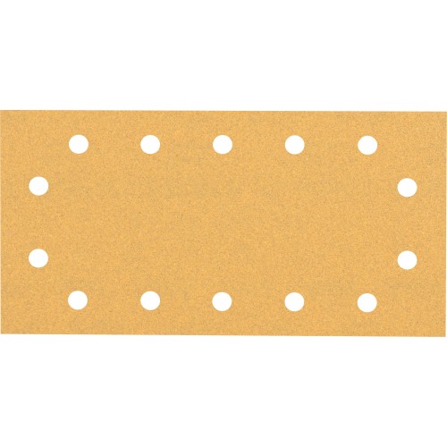 Papel de lija EXPERT C470 con 14 orificios para lijadoras orbitales 115 x 230 mm, G 100 50 unidades