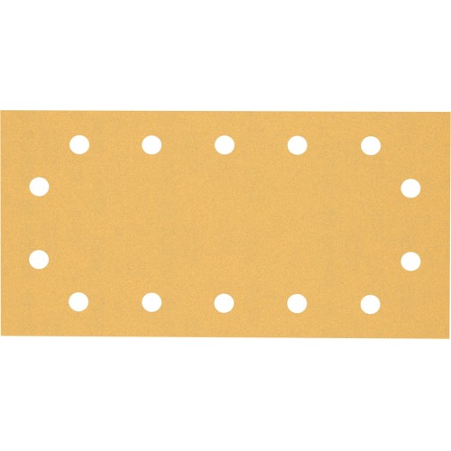 Papel de lija EXPERT C470 con 14 orificios para lijadoras orbitales 115 x 230 mm, G 120 50 unidades